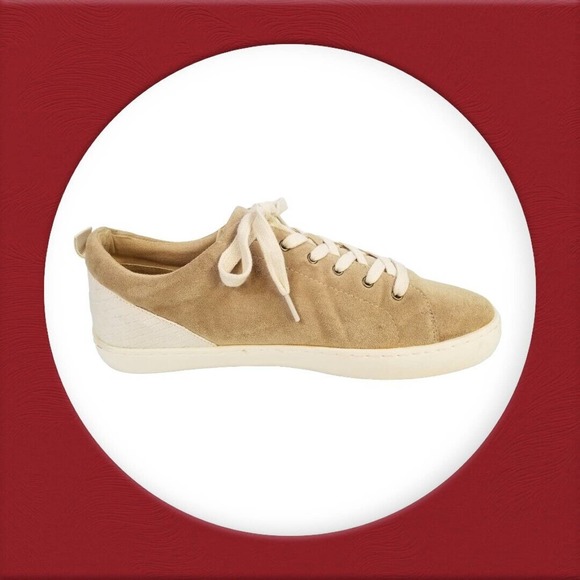 White Raven Sneakers Lace Up‎ Brown Leather Shoes Women's Size 10 - Picture 13 of 16
